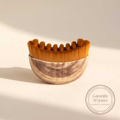 Garantie 30 jours satisfaite ou remboursée, brosse Effleur